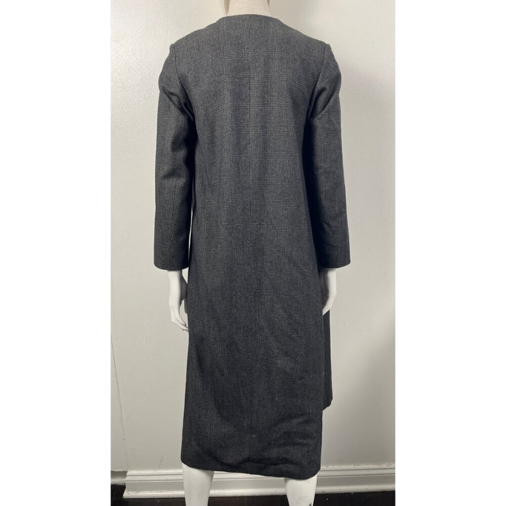 YUNE HO LONG HOUNDSTOOTH COAT - Picture 5 of 9